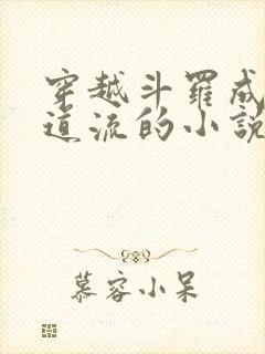 穿越斗罗成为千道流的小说