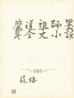 魔道祖师墨香铜臭全文小说免费阅读