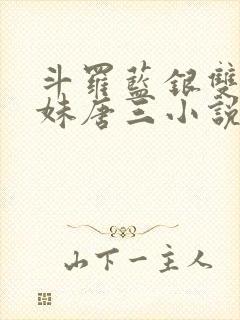 斗罗蓝银双生妹妹唐三小说免费阅读