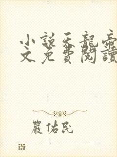 小说天龙帝尊全文免费阅读