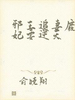 邪王追妻废材狂妃要逆天