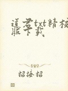 道君txt精校版下载