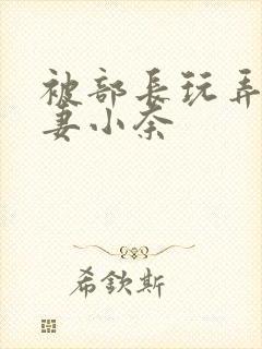 被部长玩弄的人妻小奈