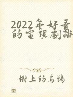 2022年好看的电视剧排行榜前十名
