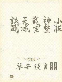 诛天武神小说未删减完整版