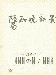 陆知晚许景骁结局