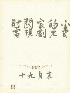 财阀家的小儿子电视剧免费观看封面