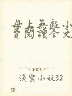 母上无敌小说免费阅读全文最新章节