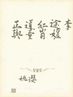 正道红途李初年与童肖媛封面