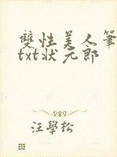 双性美人笔趣阁txt状元郎封面