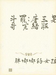 斗罗:唐三是我哥 完结版