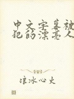 中文字幕被公侵犯的漂亮人妻封面