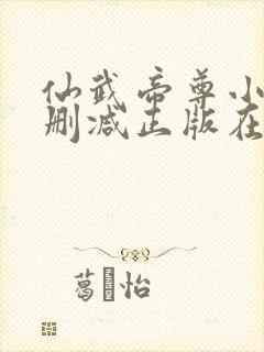 仙武帝尊小说无删减正版在线阅读