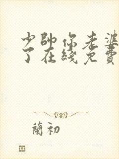 少帅你老婆又跑了在线免费看