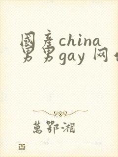 国产china男男gay 网站
