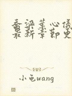 乔梁叶心仪小说最新章节更新