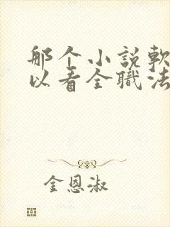 那个小说软件可以看全职法师