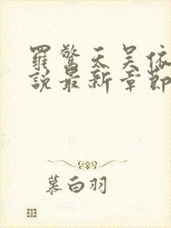 罗惊天吴依依小说最新章节更新时间