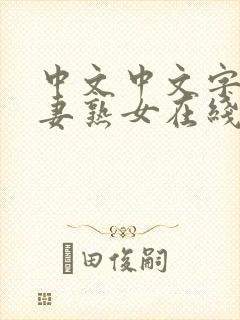 中文中文字幕人妻熟女在线