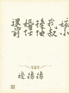 退婚后我嫁给了前任他叔小说封面