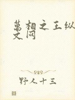 万相之王纵横中文网封面