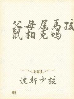 父母属马孩子属鼠相克吗