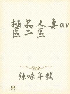 极品人妻av一区二区封面