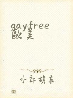 gayfree欧美