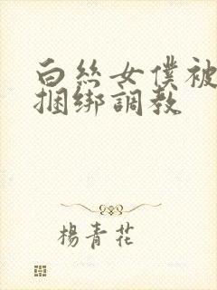 白丝女仆被主人捆绑调教