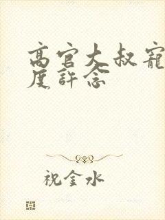 高官大叔宠妻无度许念封面