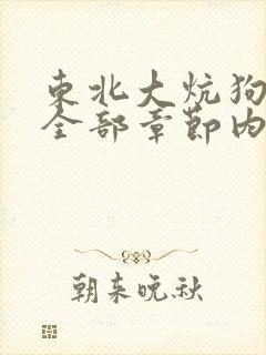 东北大炕狗儿娘全部章节内容