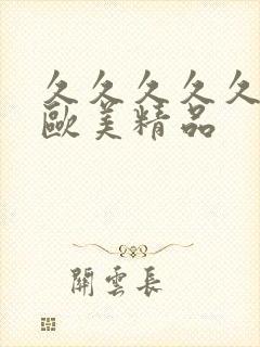 久久久久久久久欧美精品