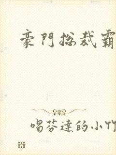 豪门总裁霸道爱