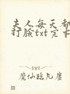 夫人每天都在线打脸txt完本下载