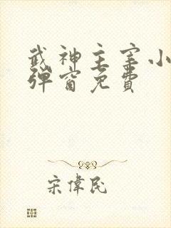 武神主宰小说无弹窗免费