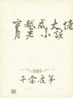 穿越成大佬的白月光 小说