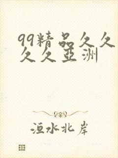 99精品久久久久久亚洲