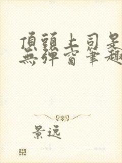 顶头上司是冷淡无弹窗笔趣阁