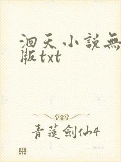 洄天小说无删减版txt