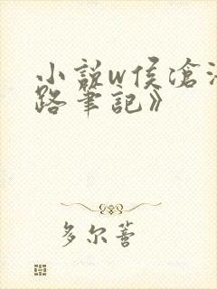 小说w侯沧海商路笔记》