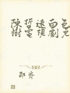 陈哲远白色橄榄树电视剧免费播放封面