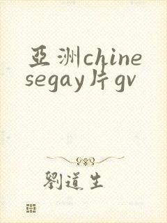 亚洲chinesegay片gv
