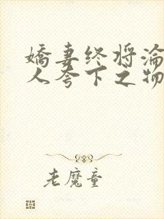 娇妻终将沦为他人夸下之物小说笔趣阁