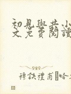 初见与共小说全文免费阅读封面