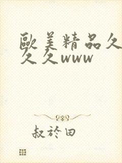 欧美精品久久久久久www