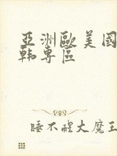 亚洲欧美国产日韩专区