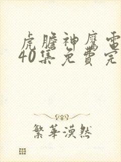 虎胆神鹰电视剧40集免费完整版