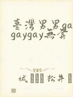 台湾男男gaygaygay无套