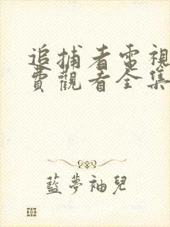 追捕者电视剧免费观看全集完整版