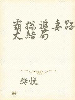 霸总追妻路漫漫大结局